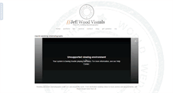Desktop Screenshot of jeffwoodvisuals.com