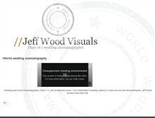 Tablet Screenshot of jeffwoodvisuals.com